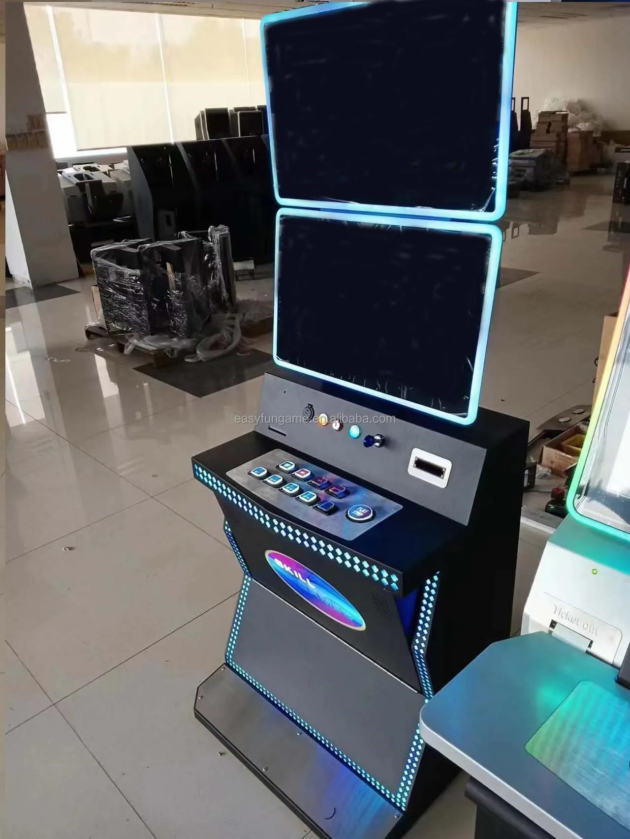 Factory Price 23.6 inch Touchscreen LCD Displays Gaming Machine Dual Screen Skill Games Diamond Platinum