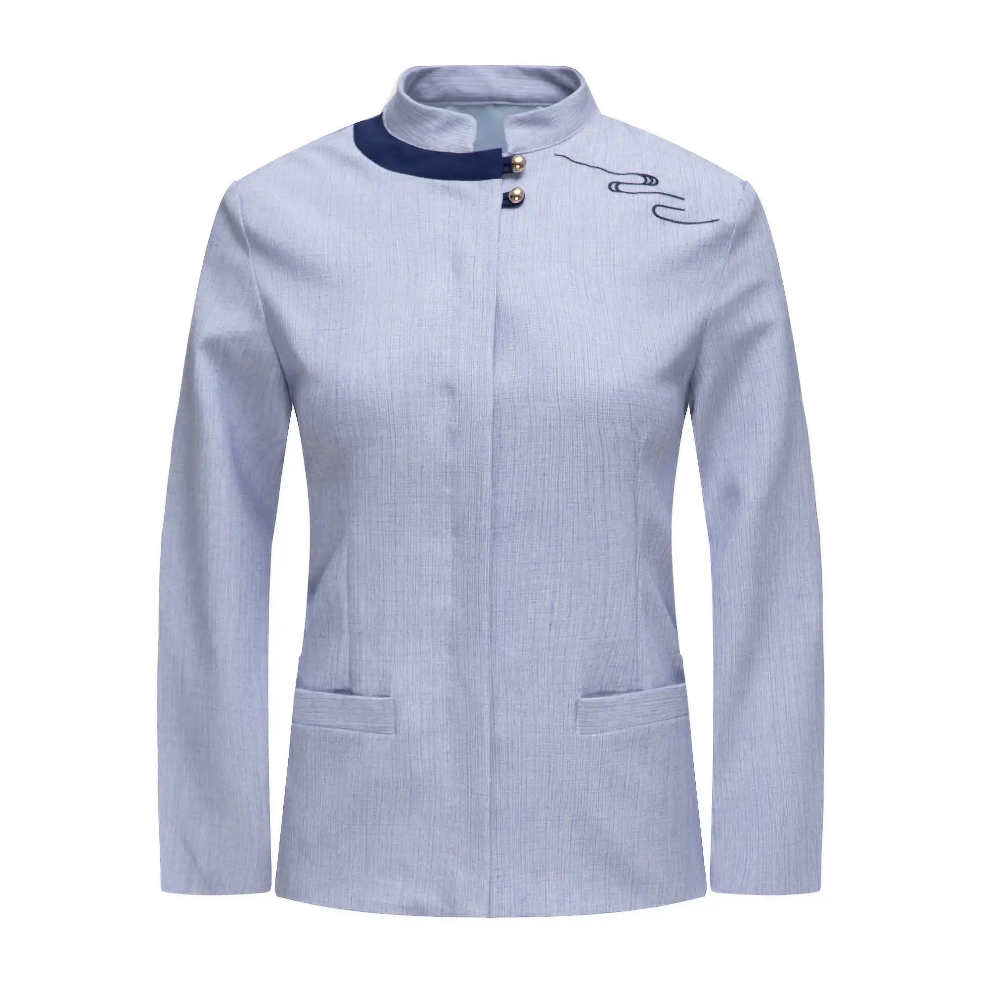 
Autumn and winter long-sleeved tooling durable and wear-resistant cleaning residential property hotel room attendant work 