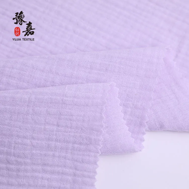 High quality Soft fabric double gauze cotton  fabric