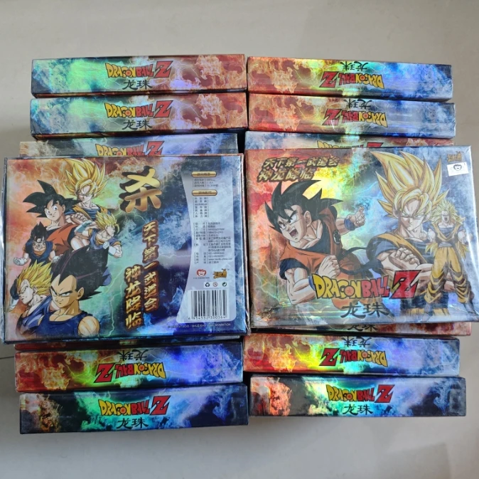GL Wholesale Cartoon Game Toy Cards Thickened TR 3D Dragon Ball Anime Collection Cards for Children