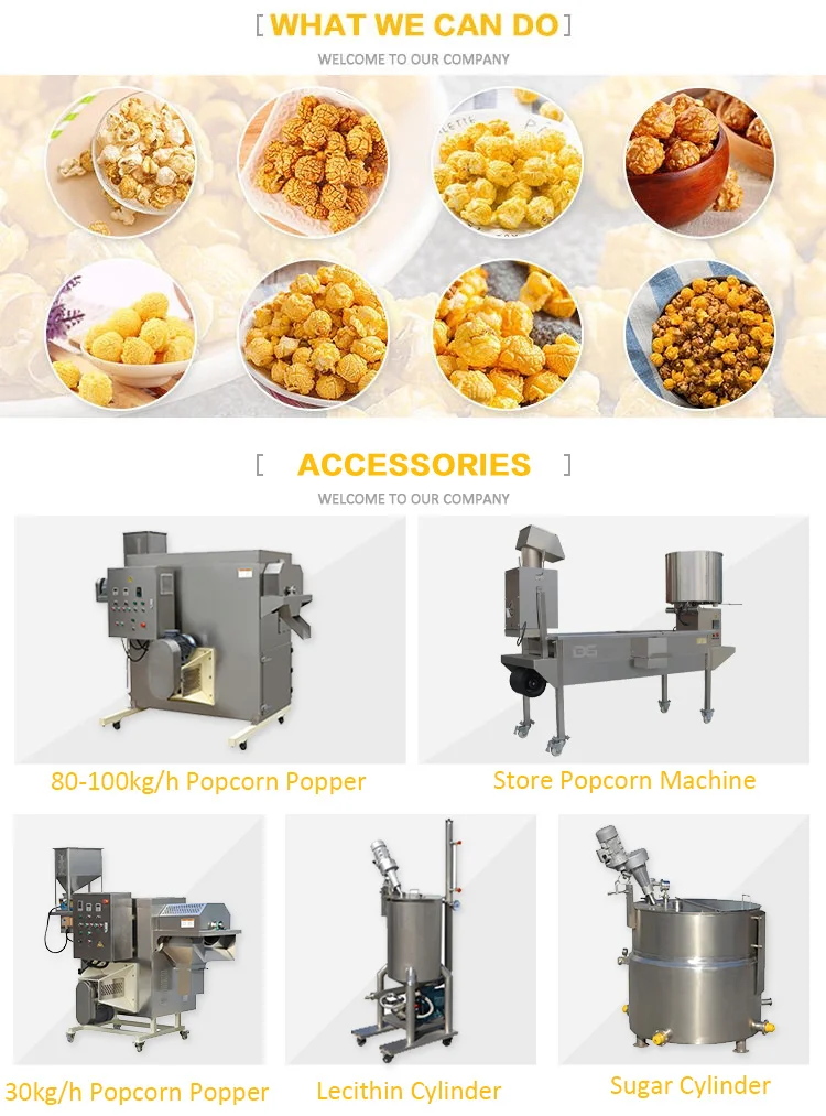 automatic grain/corn kernels /maize popping equipment machine for sale