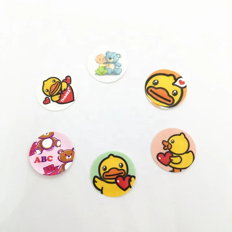 Cartoon Printing Band Aid Kids Circular Medical Sterile Cute Bandaid