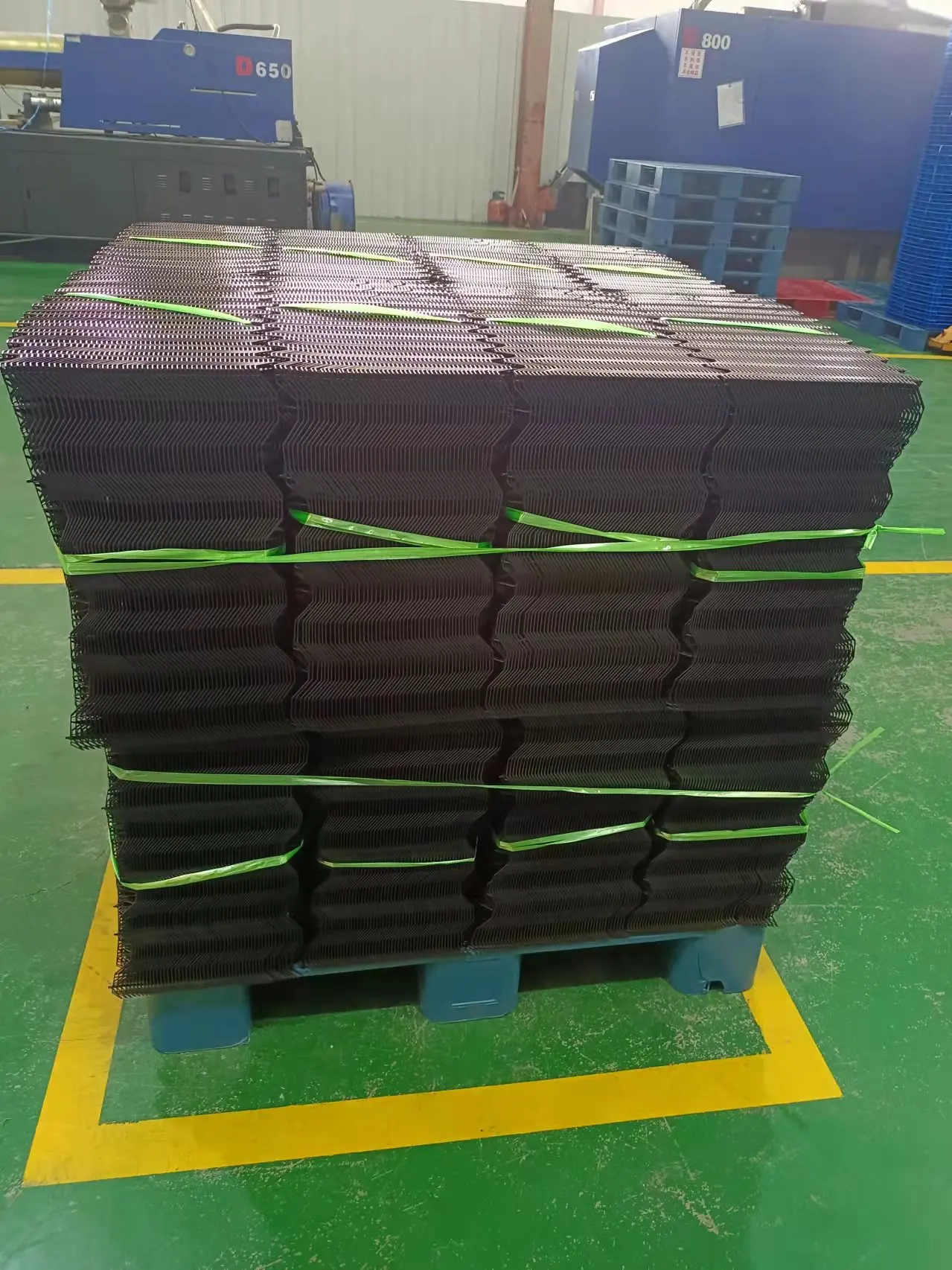 Pig farm honeycomb deodorization evaporation plastic cooling pad