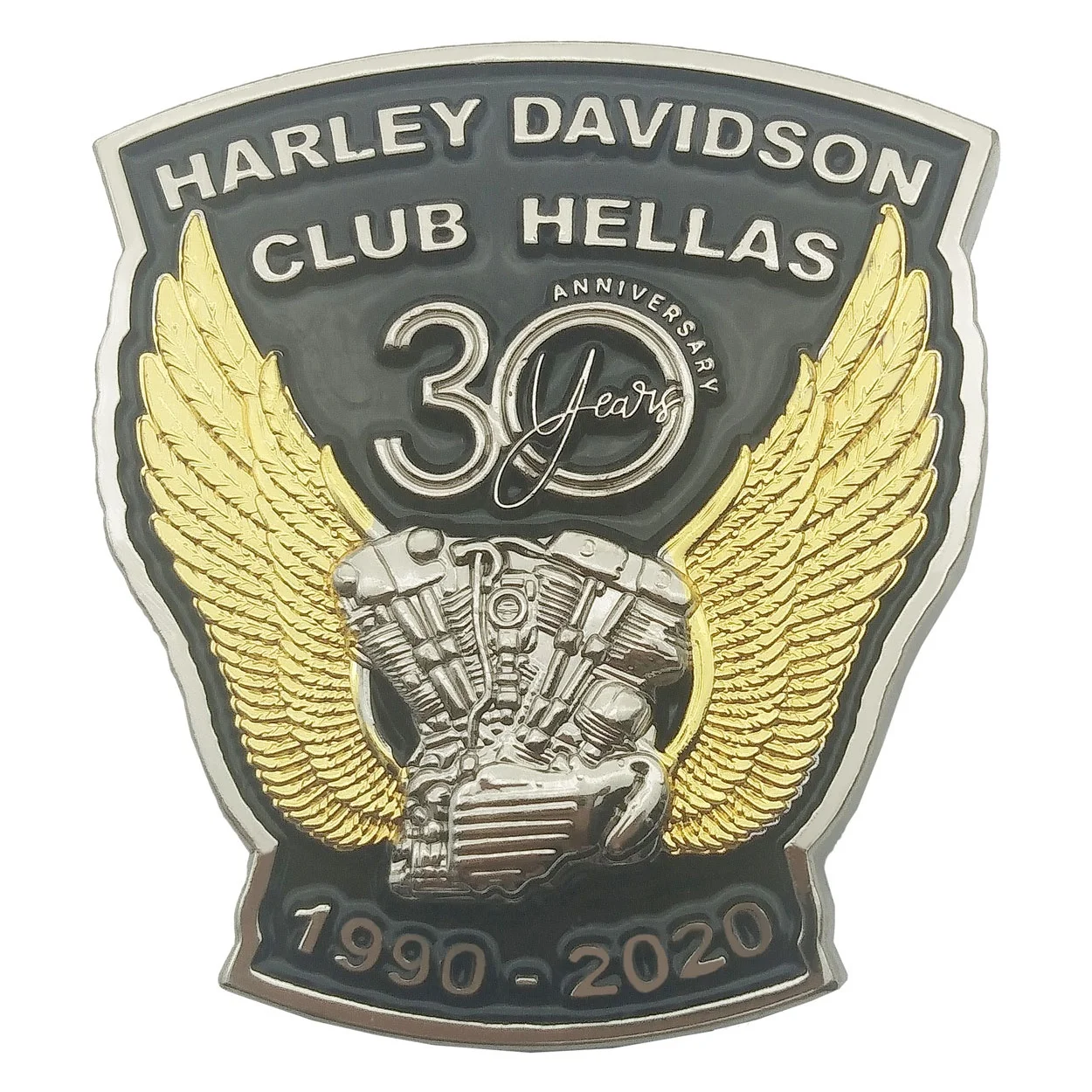 Manufacturer Custom Metal Logo Name Tag Safety 3d Embossed Wing Uniform Brooch Lapel Enamel Pins Badges For Hats Clothes