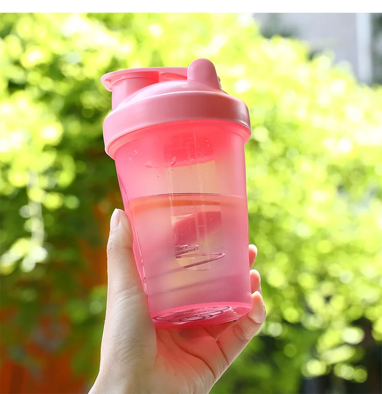 400ml Fitness Nutrition Protein BPA Free Shaker Bottle With Handle