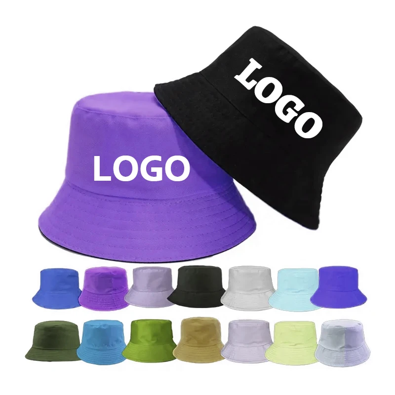 Fashion Design Logo Custom Chinese Factory Color Assortment Sports Summer Holiday Hat for Young People Bucket Hats
