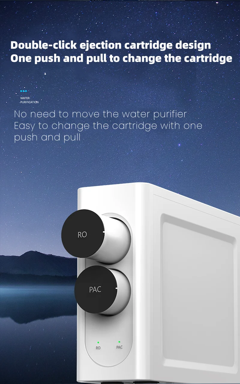 Manufacturer Professional Factory 2 Stage 100g Home Water Purification System Ro Water Purifier