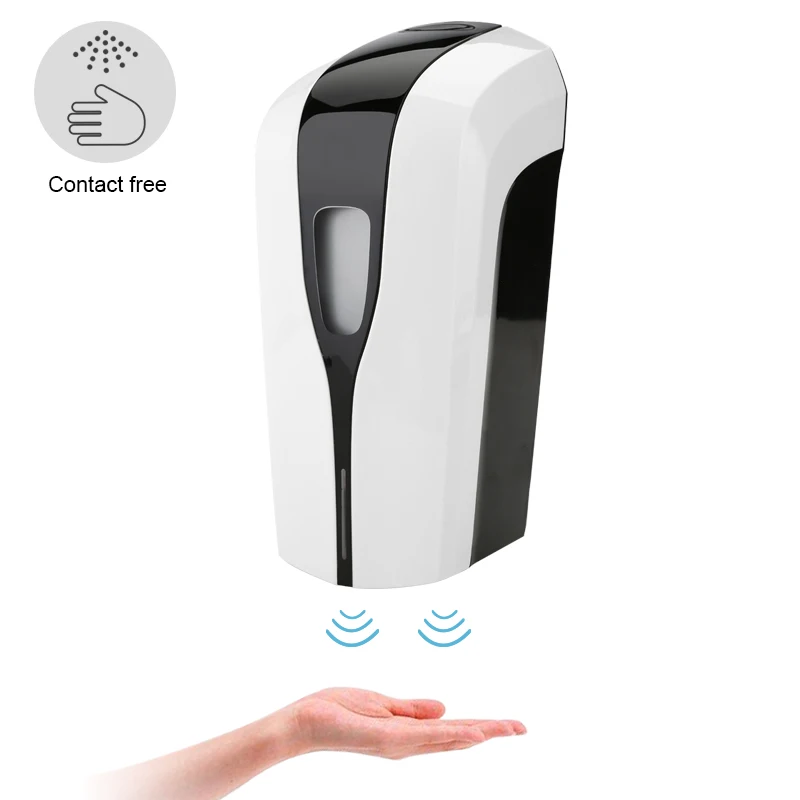 1000ml Auto Sensor Anti-bacterial Toilet Battery Operated Waterless Sensor Hand Sanitizer Soap Dispenser