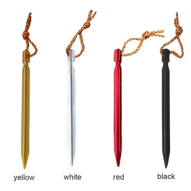 tent pegs camping tent accessory metal material light stake