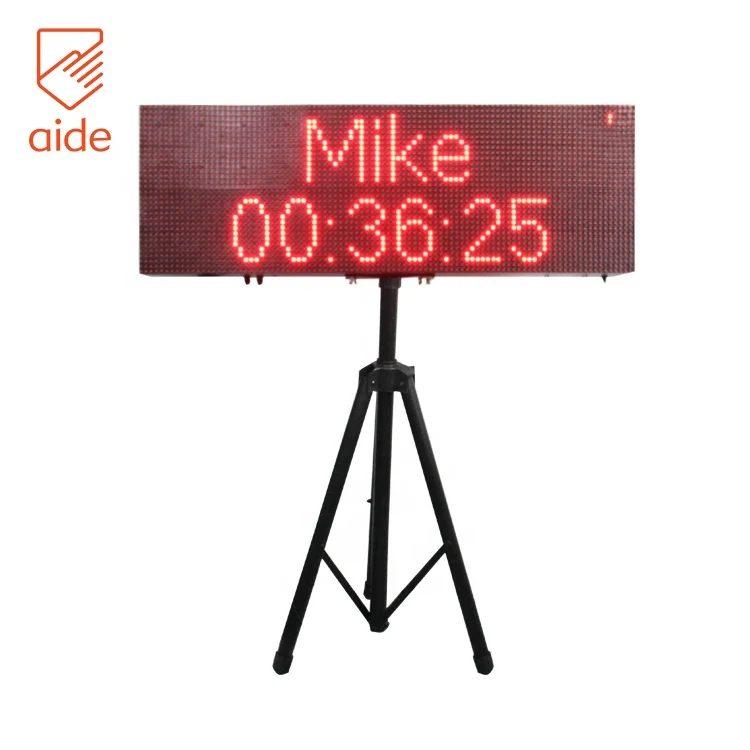 AIDE Wireless UHF RFID Sports Marathon Race Timing System with LED screen display