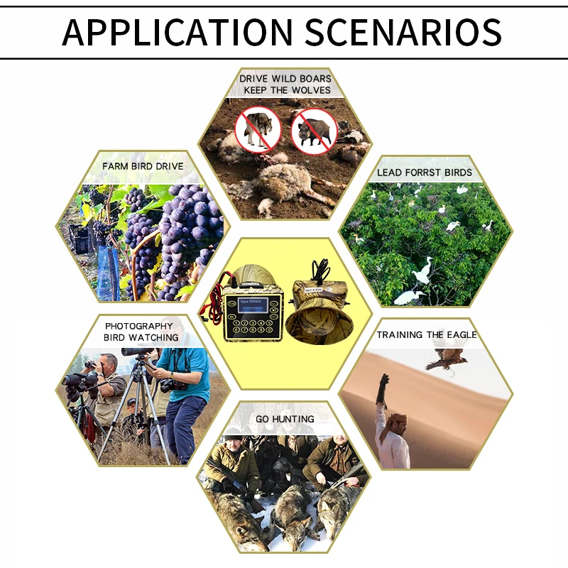 Hot Selling High Quality Sand Proof Duck Decoys Goose Decoys Digital Electronic Bird Caller Animal Hunting Device