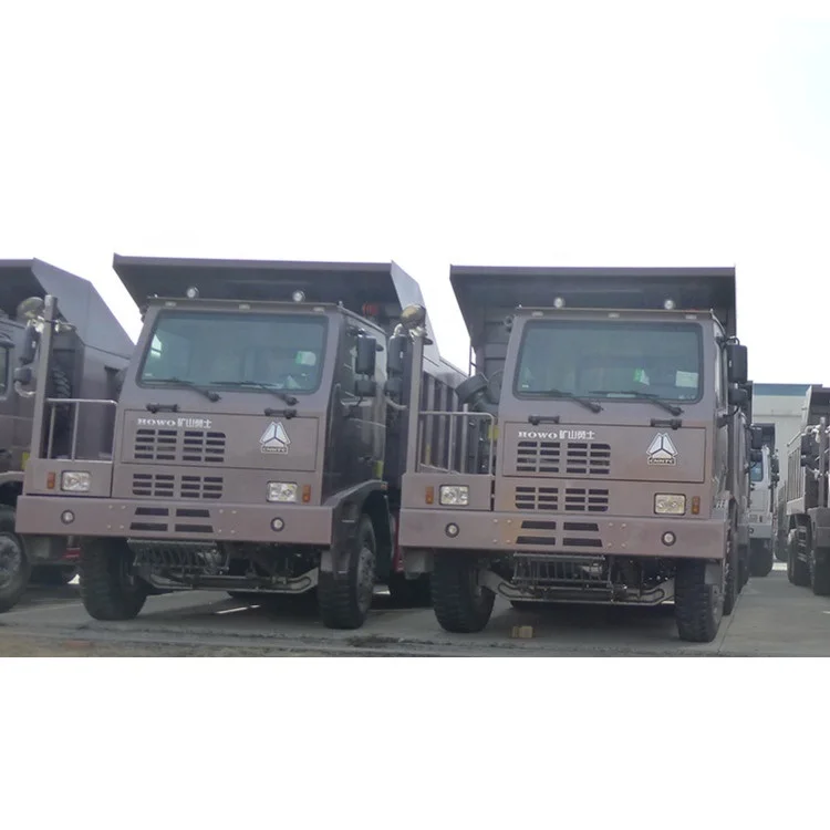Самосвал внедорожного майнинга King HOWO 6x4 371 л.с. 75 т самосвал с подъемной системой HYVA и автотрансмиссионный Allison