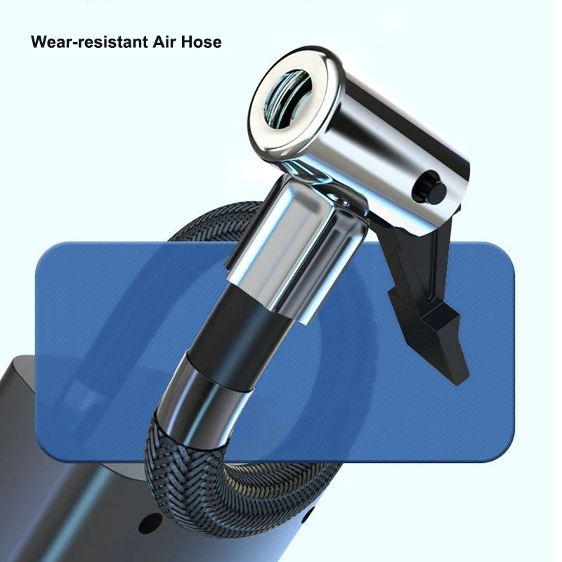 New arrival product portable cordless air compressor mini car tire inflator pump with LED light wireless inflating power