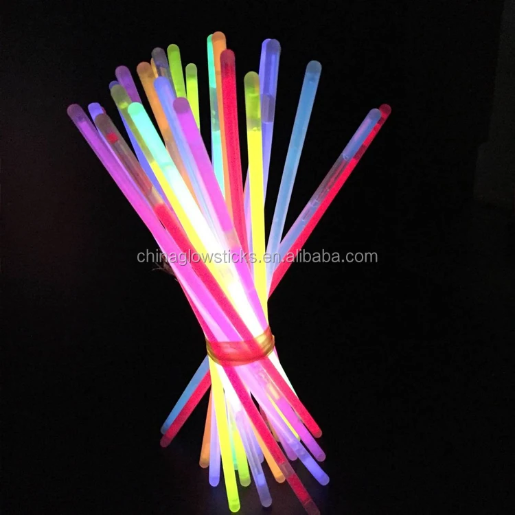 100 упаковка светящихся палочек на заказ, 8 дюймов, светящиеся палочки-браслеты премиум-класса для вечеринки