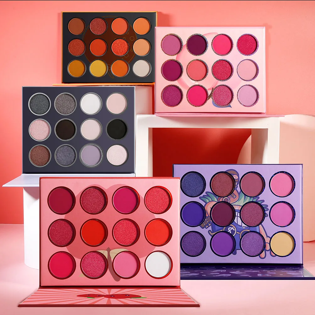 12-color Fruit Series Eyeshadow Palette Lasting Makeup Private Customization Eyeshadow Palette