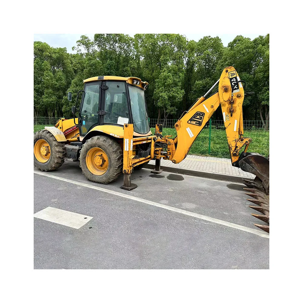 Good condition 4X4 backhoe loader cheap Used JCB 4CX backhoe loader excavator secondhand mini jcb 3CX Digger loader excavator