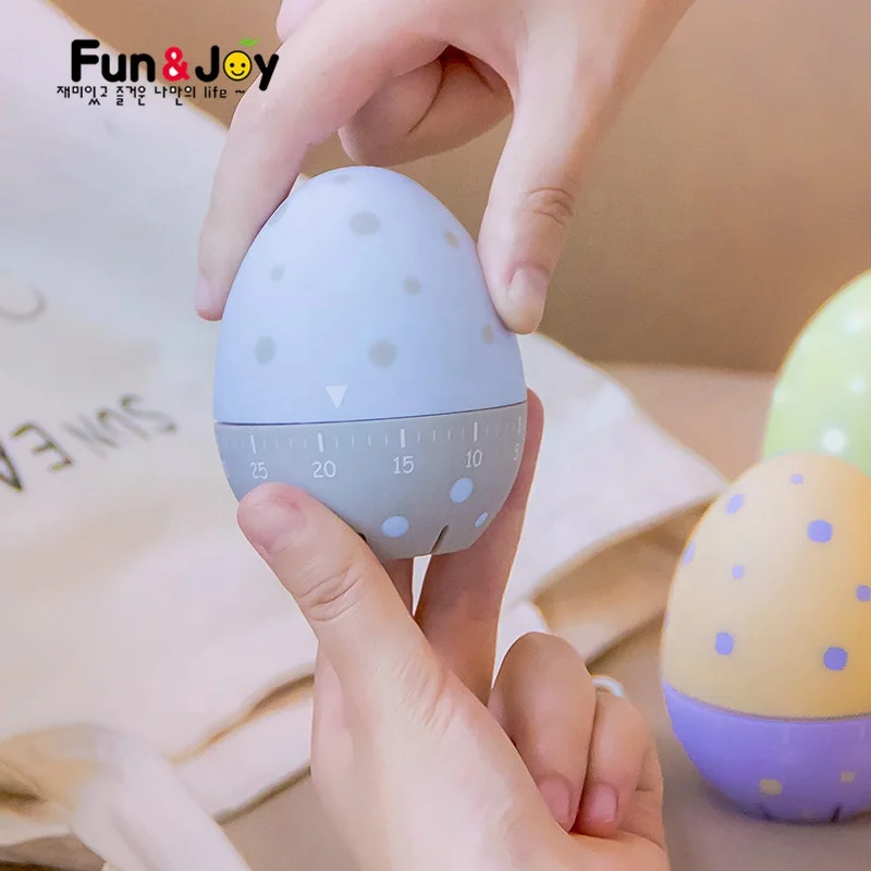 Милый кухонный таймер на 1-60 минут инструменты для приготовления пищи на 360 градусов механический таймер обратного отсчета в форме яйца