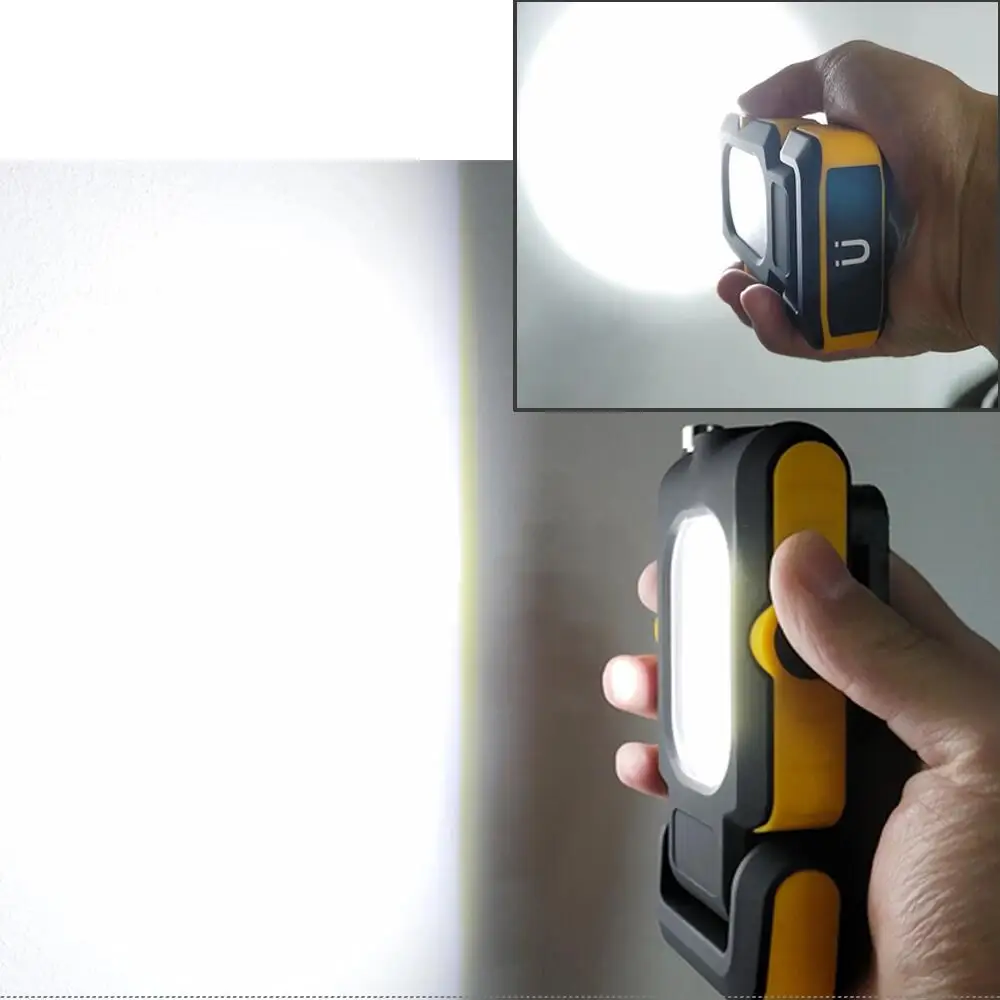 New Multi-function COB Flashlight magnetic 3 modes work lamp Portable Work Light