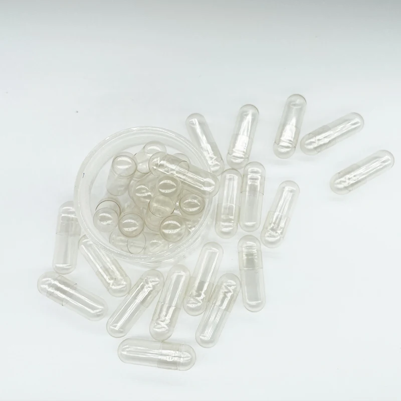 Size 0 Capsule shell bovine GELATIN CAPSULE FILLING POWDER TRANSPARENT WHITE