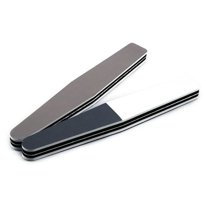 Natural Polisher 320 400 3000 grit custom  logo shiner wholesale diamond straight shape buffer nail