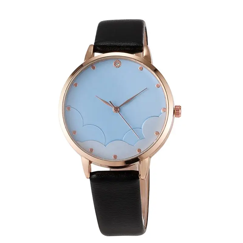 Hot Sale Leather Band  Women Watch Vogue Quartz Female Dress Watch