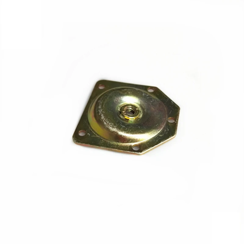 Leg Mounting Plates, Furniture Leg Attachment Plates T-Plate Sofa Legs with Hanger Bolts for Furniture Sofas