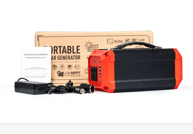 120000mAh solar energy systems 300W portable solar power station AC DC USB portable solar power generator with PD 60W