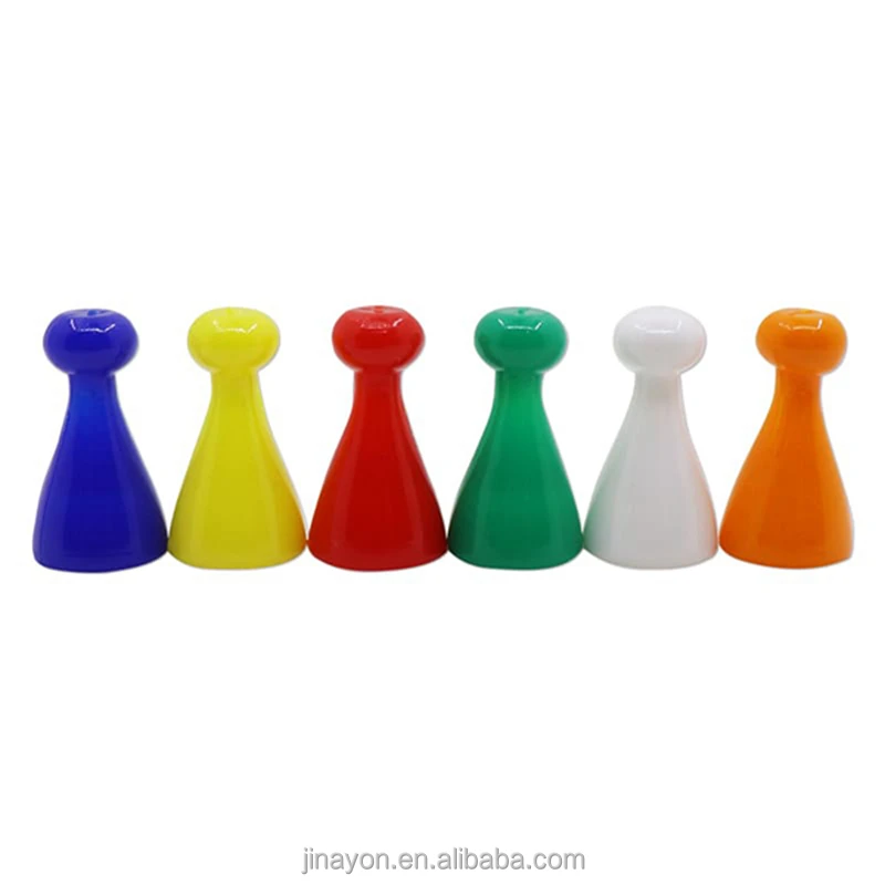 Wholesale Colored Plastic Halma Pawns Play Pieces for Board Game