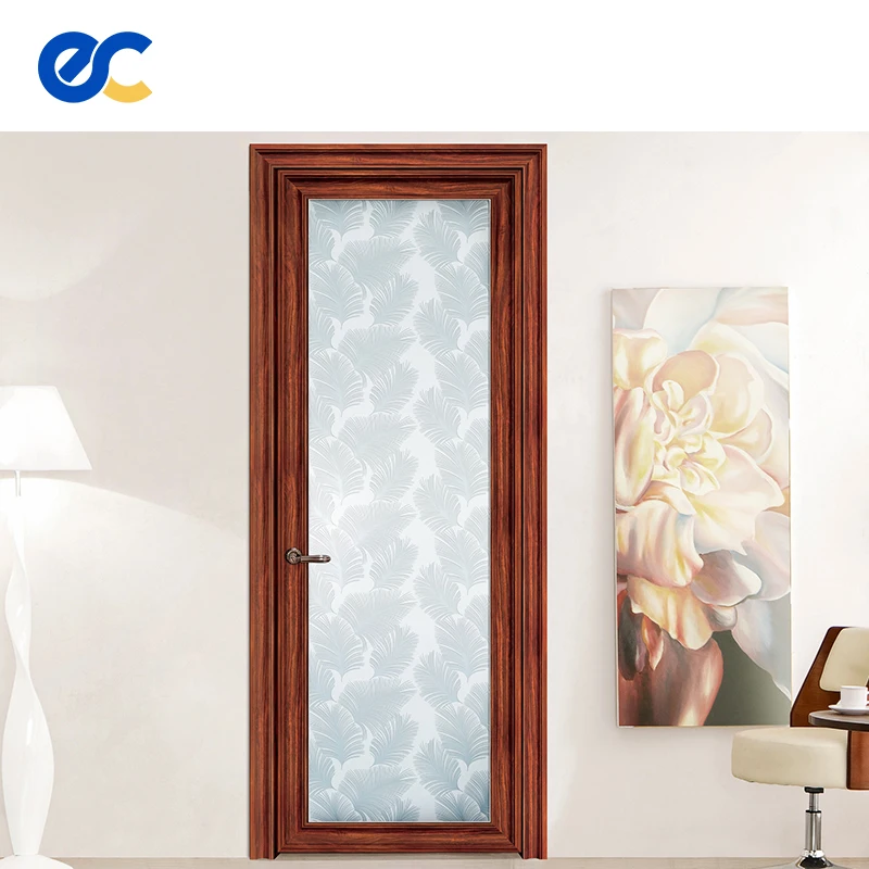 Customized For Houses Aluminum Alloy Waterproof swing door bathroom Swing Doors