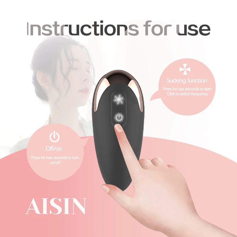 Clitoral Sucking Vibrator Rechargeable Waterproof Nipple Stimulation Portable Silicone Sucking Vibrator for Women