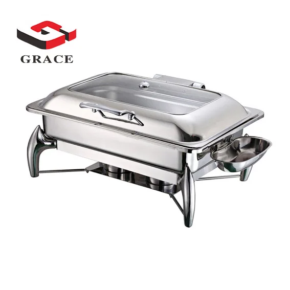 Commercial Chafing Dish Buffet Food Warmer Set Stainless Steel Catering Buffet Equipment