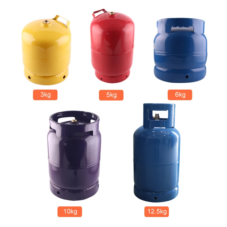 Wholesale 3KG/5kg/6kg/10kg/12.5kg welding nigeria gas bottle camping cooking lpg gas tank lpg cylinders for sale nigeria