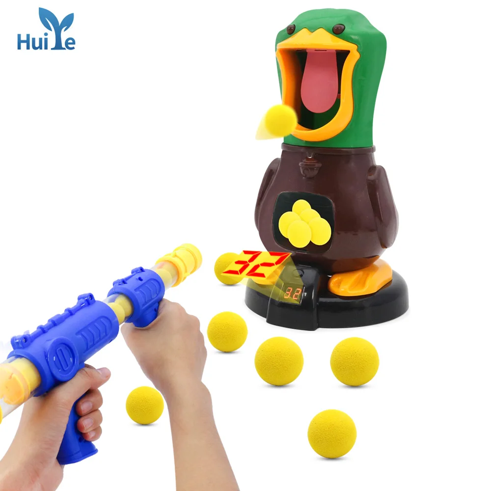 Huiye Soft Paint Ball Guns Set Gun Paint Ball Toys Gun Soft Bullet Shooting Target Game Toy With Bullets Shoot For Kids