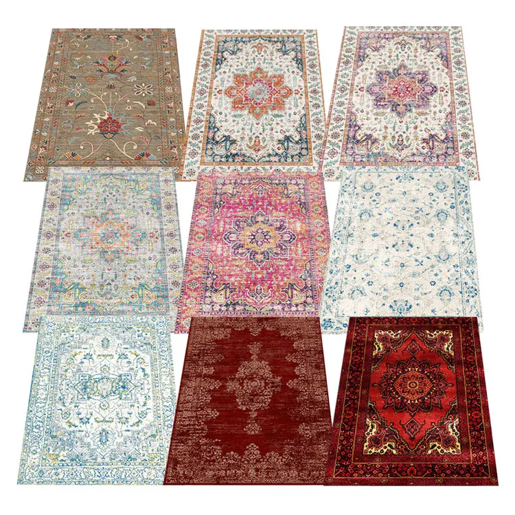 3d printed pink carpet floor moquette personnalis tapeti tapis salon vintage persian rug carpet custom alfombras teppich