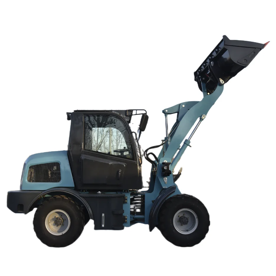 2024 New 1.8Ton Mini Front End Wheel Loader Best Price Small Diesel Tractor Loader with Engine Motor Pump & PLC Core Components