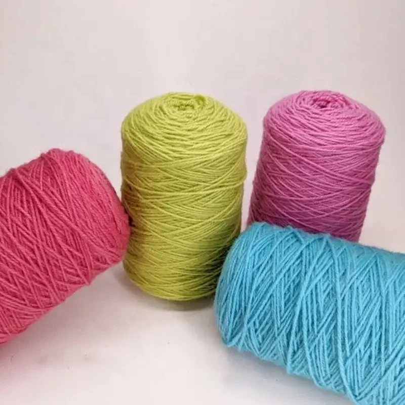 Wholesale custom logo 100% New Zealand wool rug yarn tufting yarn wool yarn 380/1 Tex 2.6 NM