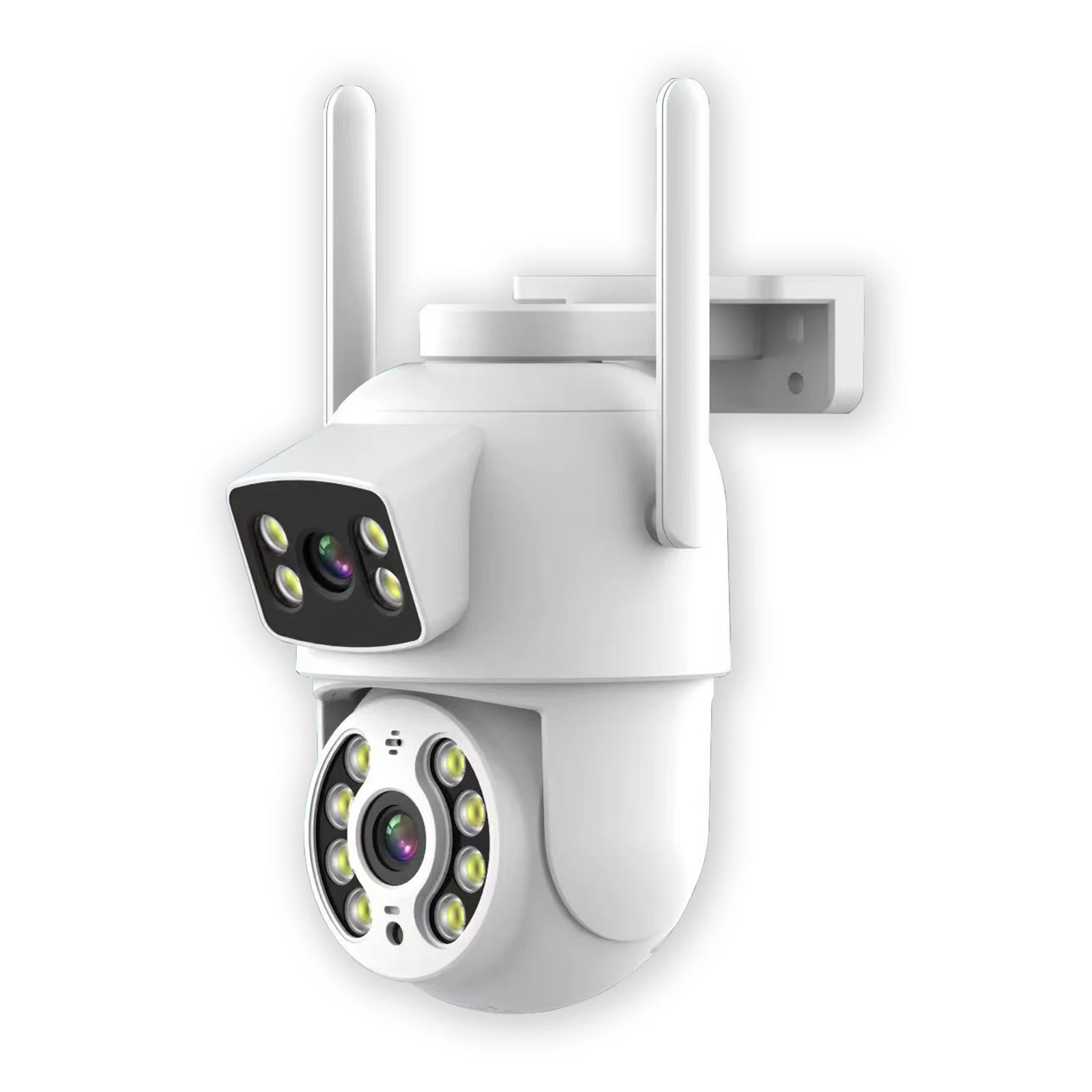 Factory Price 1080P Security Cameras  Dual Lens  CCTV 360 Degree Panorama Camera Wireless WIFI Camera  Outdoor