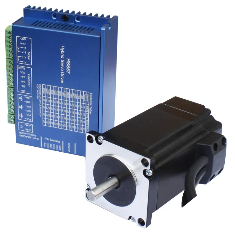  Lunyee 2 фаза замкнутый контур 86 NEMA34 8Nm шаговый двигатель nema 34 серводвигатель мотор комплект с