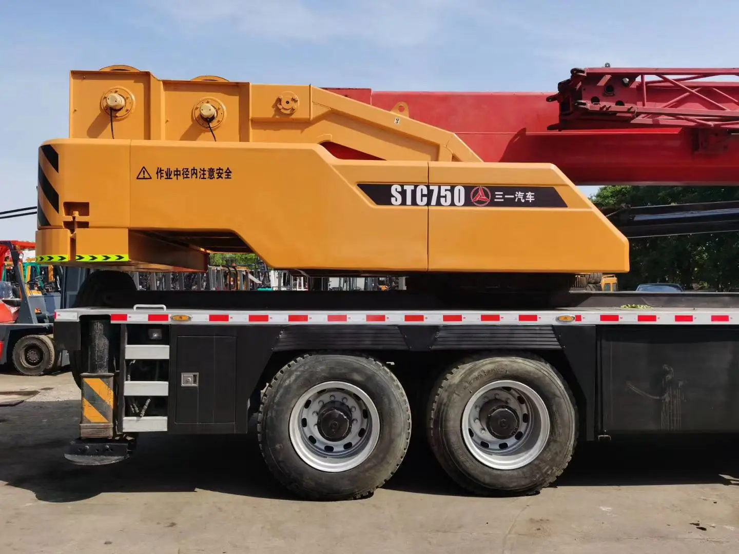 2017 Year Truck Cranes Sany Used 70 Ton Crane Ton STC750 Used Cranes For Sale