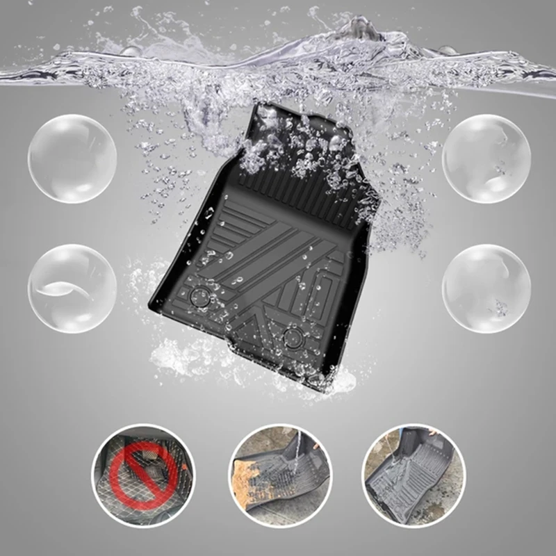 Non skid waterproof luxury custom TPE 3d 5d floor car mats Kia