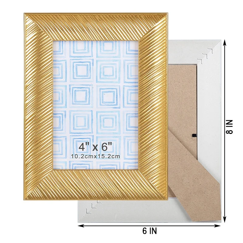 EAGLEGIFTS 4 5 6 7 inch Sublimation Glass Photo Frame Heat Transfer Customized Plastic Picture Photo Frame