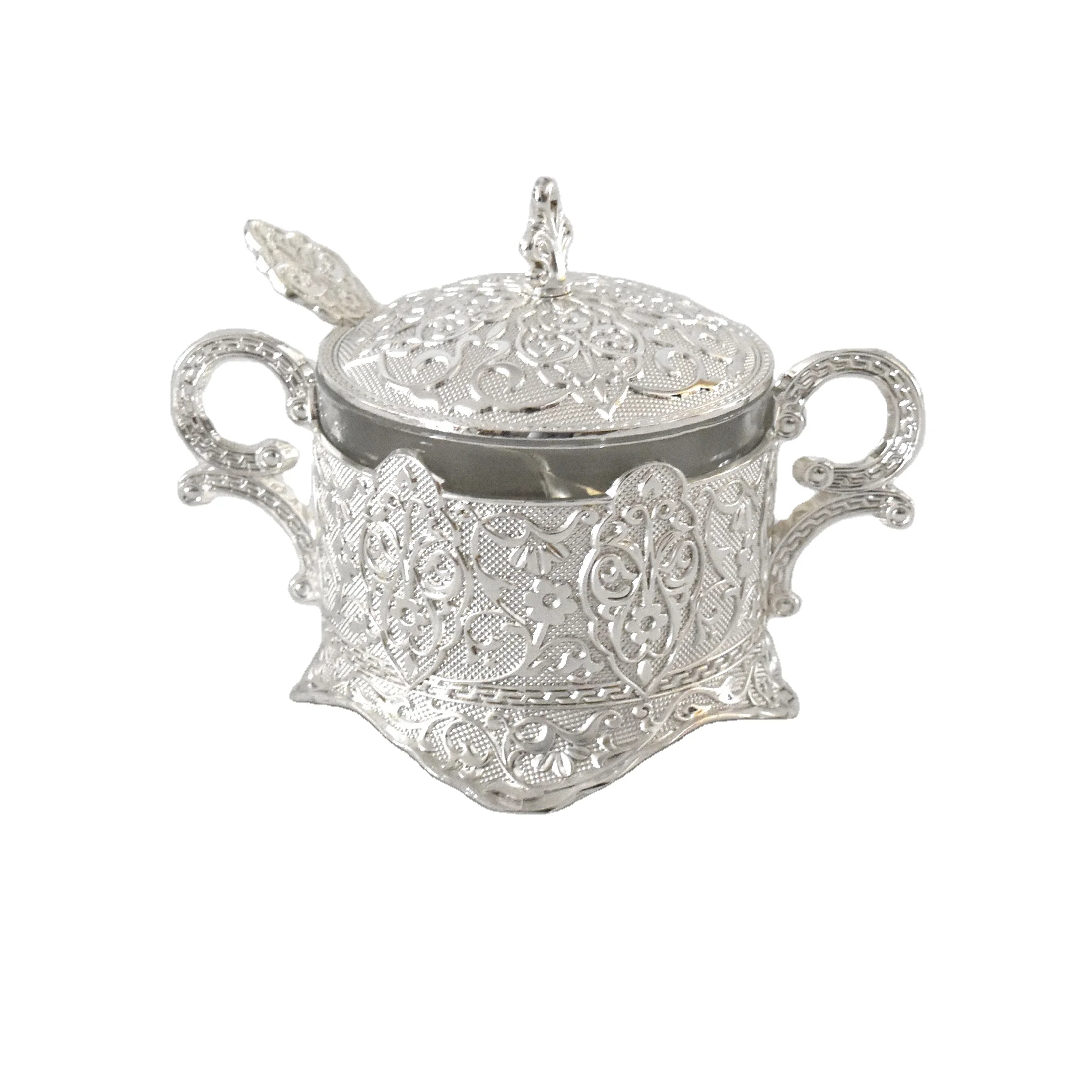 Wholesale unique zinc alloy religious utensils tourism wedding gifts sugar pot