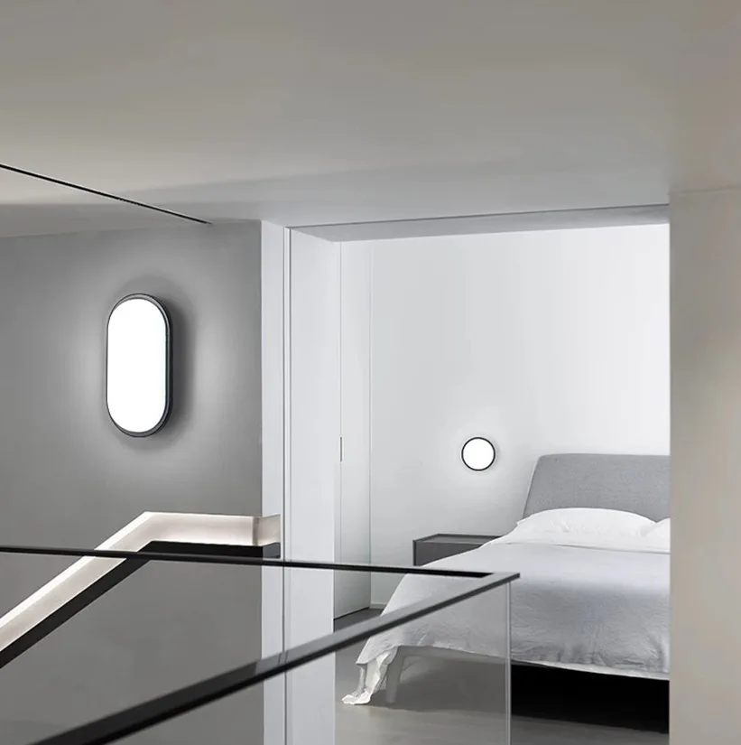 Wall lamp Wholesale outdoor indoor hotel garden corridor street up and down exterior interior cylinder LED wall light