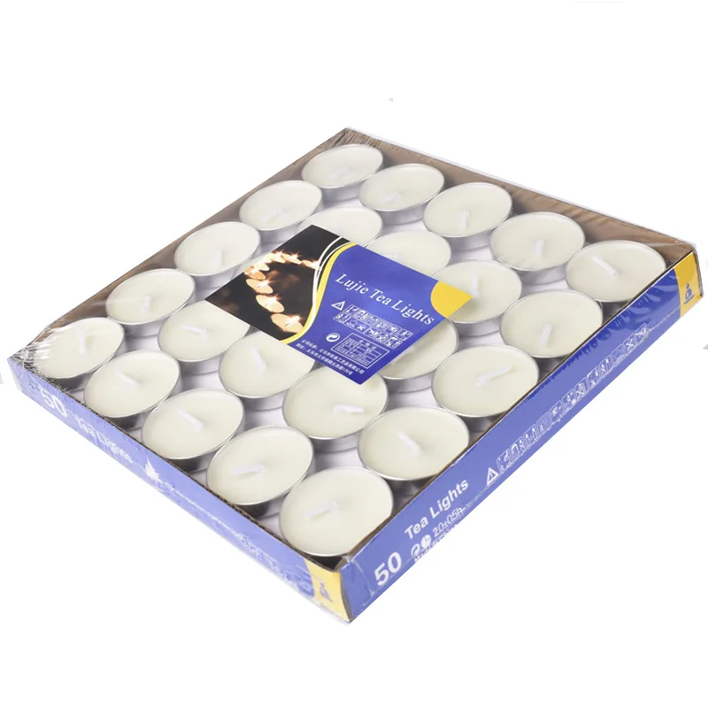 Wholesale Aromatherapy Boiled Tea Candle 1.5-2 Hours Smokeless Wedding Birthday Tealight Candles