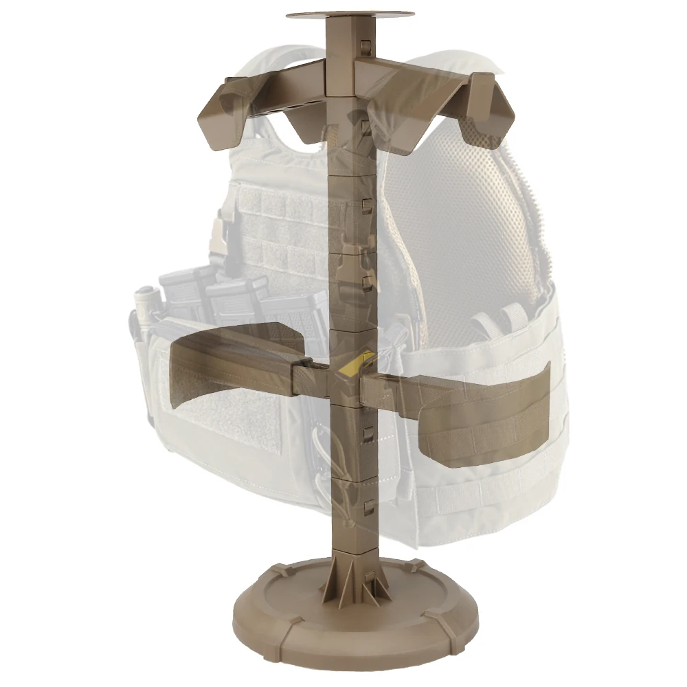 SABADO Outdoor Tactical Helmet Vest Gear Free Combination Creative Display Stand Adjustable Sample Display Stand
