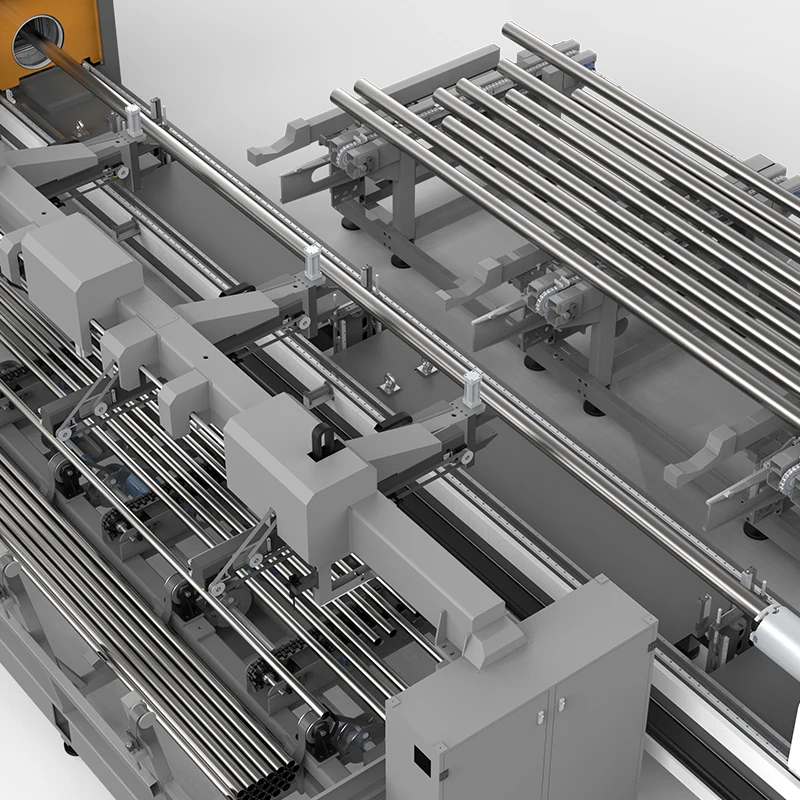 Auto Loading Unloading Laser Tube Cutter Metal Aluminum Tube Laser Cutting Machine With Auto Loader