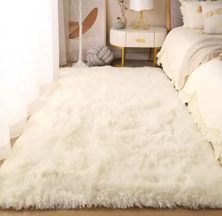 100% Polyester Long Plile Wholesale Shaggy Living Room Carpet and Rug
