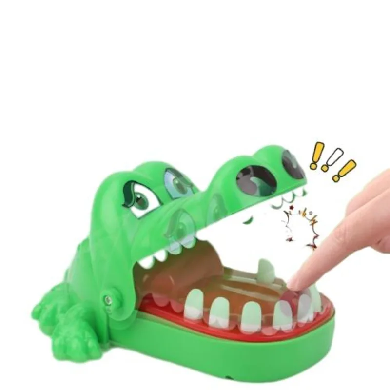Wholesale 2pcs Crocodile Teeth Alligator Biting Finger Dentist Games Party Children Game Gags Practical Jokes Toys