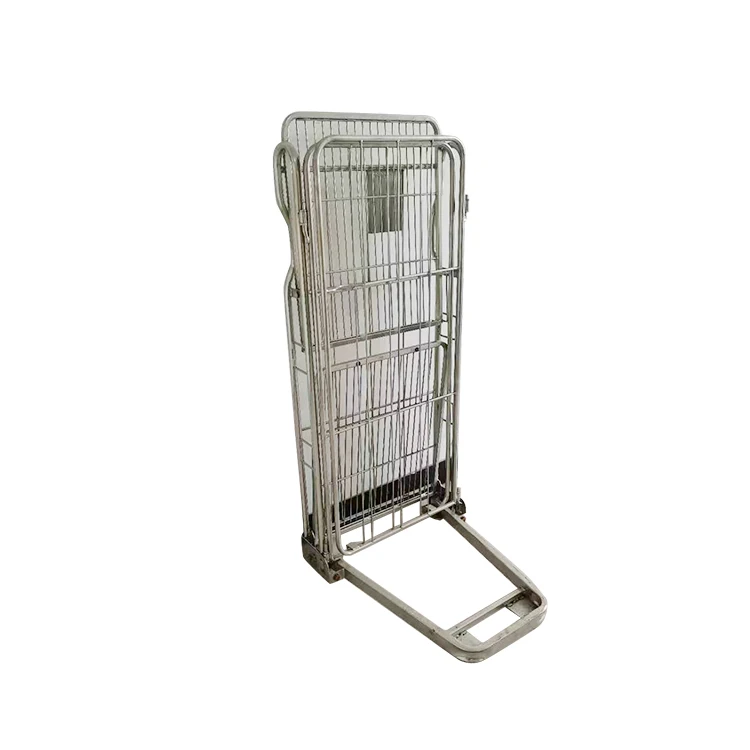 Manufacturer Supply  Wholesale Plat Form Nestable Folding Hand Trolley