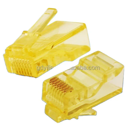 Разъем RJ45 по заводской цене неэкранированный разъем cat6 rj45 модульный разъем/UTP Cat5e
